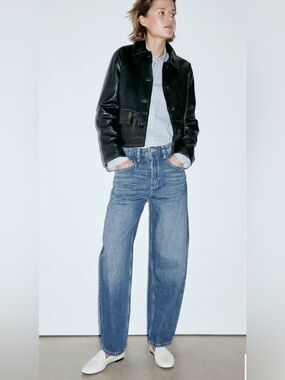 Mango Midrise Balloon Jean